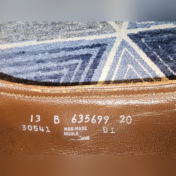 Men Vintage Leather Brown Loafers By Florsheim Size 13B/Men Designer Loafers - Picture 11 of 12